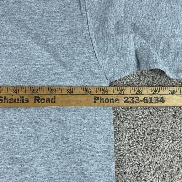 Ebbets Field Flannels T Shirt Mens 2XL Baseball Gray Short Sleeve F408 - Picture 5 of 8